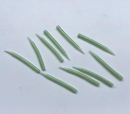 50pcs anti-manches se connectent avec le crochet pour les accessoires de pêche carpe green 37 mm brun 54mm6377898