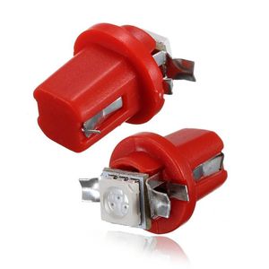 50 Unids B8.5D 509T B8.5 Led Rojo T5 1smd Lámpara Indicador de Coche Panel de Tablero Cluster Dash Bombilla Instrumento de Tablero Luz Bombillas de Reemplazo Lote