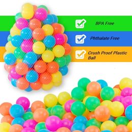 50 stks Baby Ball Pit Balls For Kids Outdoor Sport Games Pladen Tent Pool Ocean Toy Colorful Plastic Children 240418