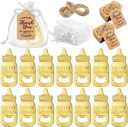 50 PCS Bébé Ouvre-Bouteille Baby Shower Party Favor Ouvre-Bouteille Mignon En Forme De Bouteille Ouvre-Bouteille Baby Shower Retour Cadeaux pour Invité Fête De Mariage Souvenir Enfants