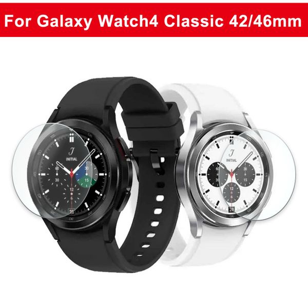 50 pcs/lot 2.5D Films d'écran en verre trempé pour Samsung Galaxy Watch 4 Watch4 Classic 40mm 44mm 42mm 46mm film protecteur