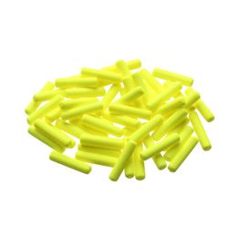 50 stks / zak cilinder foam floats bal vissen float kralen bobber drijvende schuim ovale indicator bodemstoppers visaccessoires 438 z2