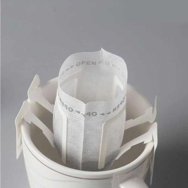 50 piezas /bolsa Bolsas de papel de filtro de té de café vacío ovxhn