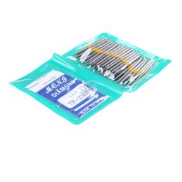 50pcs / sac Tr Series Dental Diamond Drill Ball Round Bourses dentaires Polirants pour une pièce à main dentaire à grande vitesse High Quality