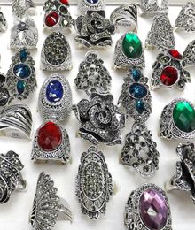 50pcs Style baroque Balnes vintage Rings Fleur Design Fleath7317962