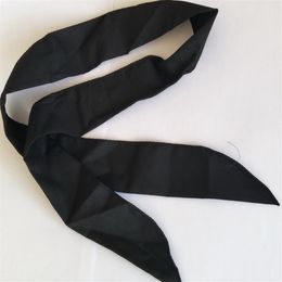 50 Uds. Suministro de fábrica de Color negro-Pañuelo para el cuello pañuelo para lazo pañuelos de refrigeración diadema para el cuello bufandas frescas 267H
