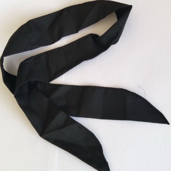 50 pièces couleur noire approvisionnement d'usine-Bandana cou écharpe cravate Wrap refroidissement Bandanas bandeau cou Cool écharpes 293M