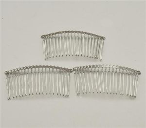 50pcs Blackgoldsilver 20 dents mariage mariée bricolage fil métal peigne à cheveux Clips résultats de cheveux accessoires 8128955