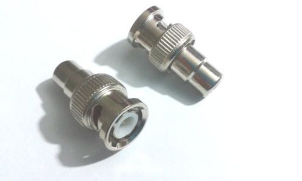 50 pcs BNC mâle vers RCA femelle Jack câble coaxial connecteur adaptateur vidéo