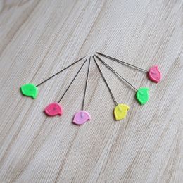 50pcs / boîtes Patchwork Pins Positionnement à aiguille Marker à coudre, épingles de couture à aiguille bricolage fait à la main faire un vêtement accessoire