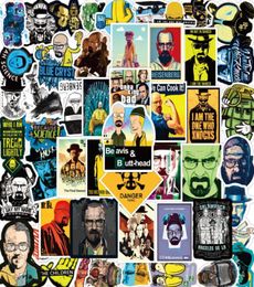 50 stuks Calssical TV-serie Breaking Bad Stickers Walter White Graffiti Kinderen Speelgoed Skateboard Auto Motor Fiets Sticker Decals3150957