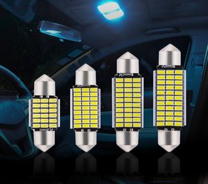 100 pièces canbus feston 31mm c5w voiture LED 36mm 41mm 3014 18LED 27LED 30LED 33LED voiture lumière intérieur lampe ampoule panneau de plafond 12v