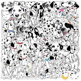 50 stcs cartoon dier Dalmatians hondenstickers voor laptop plakboek telefoon plakboekmateriaal kscraft dog sticker ambachtelijke benodigdheden
