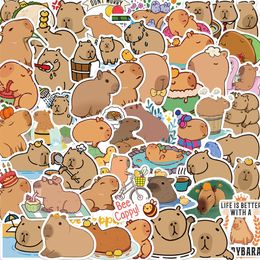 50 stcs cartoon capybara -stickers schattige dierengraffiti -stickers voor doe -het -zelf bagage laptop skateboard motorfiets fietssticker
