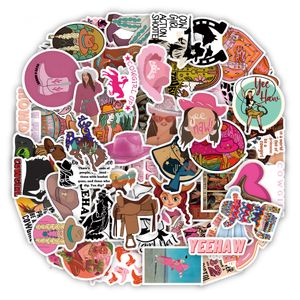 50 pcs Cartoon Cowgirl Autocollants pour Enfants Skate Accessoires Vinyle Étanche Autocollant Pour Planche À Roulettes Ordinateur Portable Bagages Téléphone Cas De Voiture Stickers Party Decor