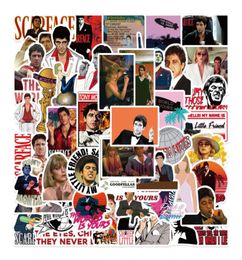 50 stuks klassieke film Scarface stickers Tony Montana graffiti kinderen speelgoed skateboard auto motorfiets fiets sticker decals4306398