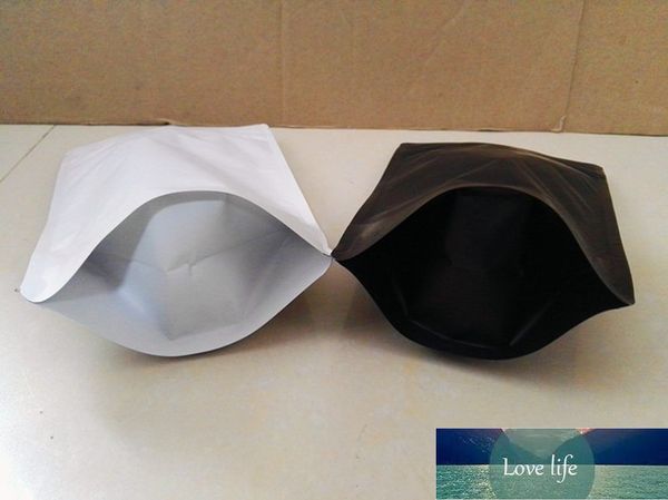 50 Uds bolsa de almacenamiento de granos de café negro mate/blanco válvula de papel de aluminio Bolsa con cierre de cremallera válvula unidireccional bolsas a prueba de humedad