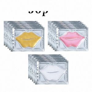 50pcs masque à lèvres au collagène hydratant anti-rides nourrissant beauté lèvres soin labial hydratant patchs pour les lèvres tampons de gel soins de la peau e9YR #