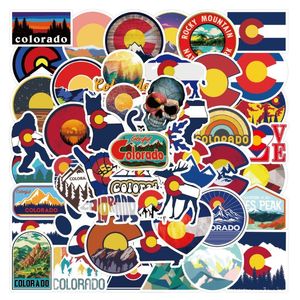 50 piezas Colorado Sticker Graffiti Kids Toy Skateboard Skating Car Motorcycle Bicycle Sticker Decals al por mayor