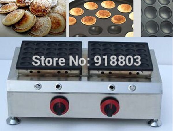 50 Uds uso comercial antiadherente Gas GLP Poffertjes Mini panqueques holandeses panadero máquina de hierro molde Pan