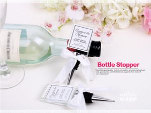 50 stks Crystal Photo Frame Bottle Stopper Bruiloft Gunsten en Geschenken Wijnstop Bruiloft Levert Party Gasten Gift Box Giveaways