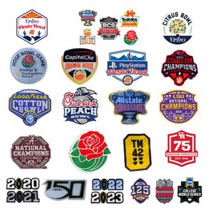 50 STKS Custom Jerseys patch College Football Jerseys Basketbal Jerseys Hoodie Borduren Patch DIY Samenwerken aankoop