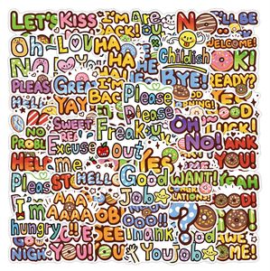 50pcs Cute d'alphabet lettres numéros autocollants pour les tout-petits de l'éducation de la petite enfance en tout-bas-enfant de la petite enfance W632