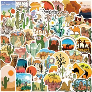 50 stks Desert Camel Cactus Graffiti -stickers voor DIY Bagage Laptop Skateboard Motorfiets Bicycle -stickers TT174