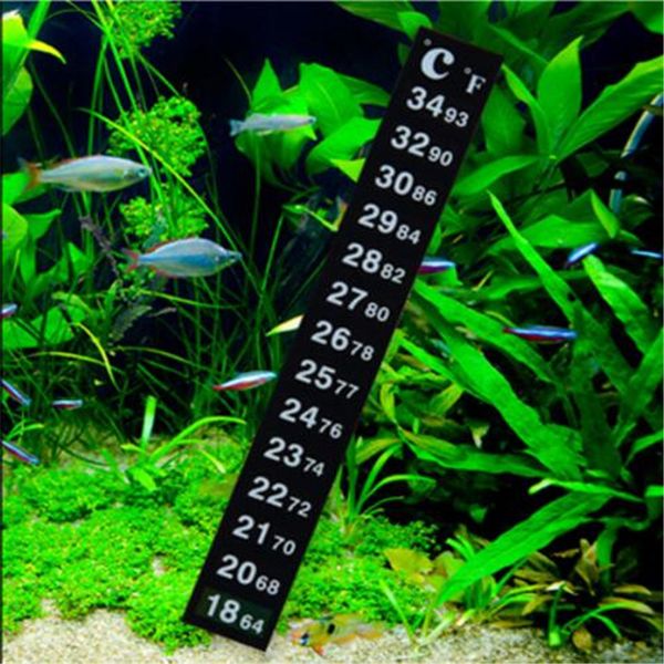 Brewcraft bande thermomètre poisson Aquarium température autocollant échelle Aquarium poisson approvisionnement numérique double intérieur réfrigérateur congélateur