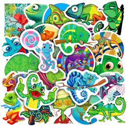 50 stks DIY Auto Stickers Graffiti Gekko Dier Voor Skateboard Baby Scrapbooking Potlood Case Dagboek Telefoon Laptop Planner Decoratie Boek Album Kinderen Speelgoed Decals