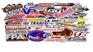 50 stuks DIY sticker veel willekeurige auto kart race posters graffiti skateboard snowboard laptop bagage motorfiets fiets thuis sticker geschenken f9194334