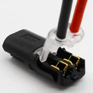 50-stks Double-wire push-in connector met vergrendelingsge zoals geen lassen