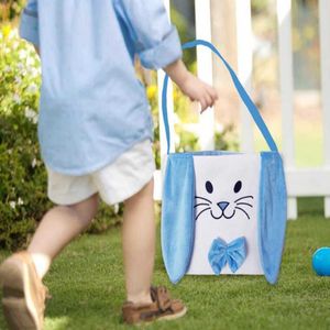 Panier à œufs de pâques en peluche, 50 pièces, seau de lapin en peluche pour garçons et filles, sac de pâques personnalisé, paquet de chasse aux œufs avec oreilles moelleuses