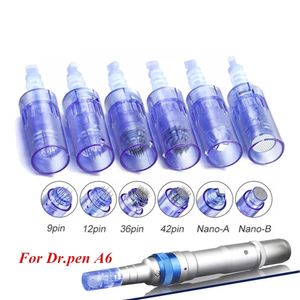 50 stks Elektrische Derma Pen Bajonet Schroef Microneedling Microneedle 9/12/36/42 / Nano Cartridges Bajonet voor Dermapen Naald Mesotherapie Tattoo Cartridges Naalden