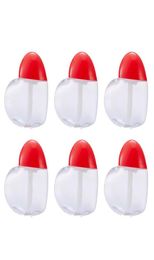 50 -stcs Elegante zoete liefde hartvormige plastic lipgloss buisfles lege cosmetische container 5 ml hervulbare lippenbalsemflessen6339388