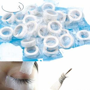 50 stks Eyel Extensi Tape N-geweven Medische Tape Pluizende Eye Pad Onder Patches PE Ademend Enten Eyeles Make-Up tool G4Gf #