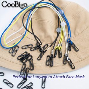 50 -st Cace Mask Extent Hooks Lanyard Snap Clips Hang touw gespog zonnebrillen snoerhouder Strap Clasp Connector DIY -accessoires