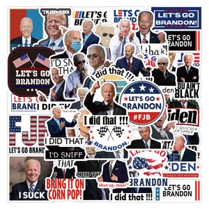 50 stks FJB Amerikaanse Vlag Let's Go Brandon Biden Grappige Sticker-Ik Deed Dat Graffiti Kids Speelgoed Skateboard auto Motorfiets Fiets Sticker Decals Groothandel