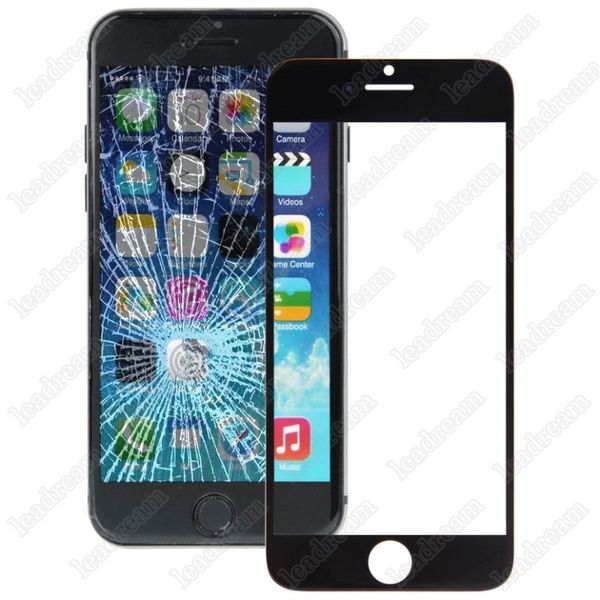 Remplacement de lentille en verre d'écran tactile extérieur avant 100PCS pour iPhone 6 6s Plus iPhone 7 Plus livraison gratuite