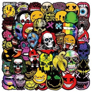 50pcs Funny Scary Grimace Stickers Creative Horror Graffiti Stickers for DIY Luggage Laptop Skateboard Motorcycle Stickers L50-371