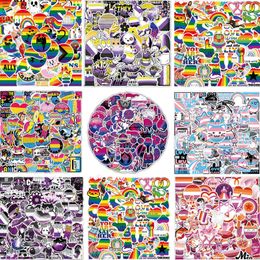 50 stcs Gay Pride Stickers LGBTQ Graffiti Kids Toy Skateboard Car Motorcycle Bicycle Sticker Sticker Decals Groothandel 8 groepen