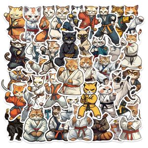 50 stcs graffiti stickers kung fu katten voor skateboard auto baby helm potlood kas dagelijkse telefoon laptop planner decor boek album kinderen speelgoed gitaar diy stickers