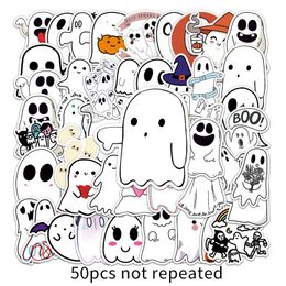 50 STKS Halloween Ghost Stickers Graffiti Stickers Heks Sticker Astrologie Tarot Goth Waterdichte Speelgoed Decals