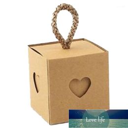 50 stks hart bruiloft decoratie verjaardag snoep doos mooie tas kleine partij gunst geschenkzak verpakking kraftpapier box1