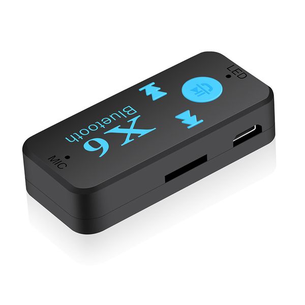 Kit de automóviles Bluetooth de alta calidad 100PCS con adaptador inalámbrico de MICION MÚSICA A2DP 3.5mm Receptor de audio estéreo para teléfonos