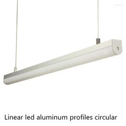50 stks Hoogwaardige China LED aluminium profiel Strip Licht 12V/110V/220V Tube Hard Luces/2835 voor keuken