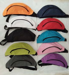 50pcs sac de taille pur unisexe voyage pratique randonnée Sport Fanny Pack ceinture pochette zippée