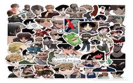 50 pièces japonais Anime tuer traque autocollants dessin animé garçon amour Graffiti autocollants pour bricolage bagages ordinateur portable planche à roulettes moto Bic5365036