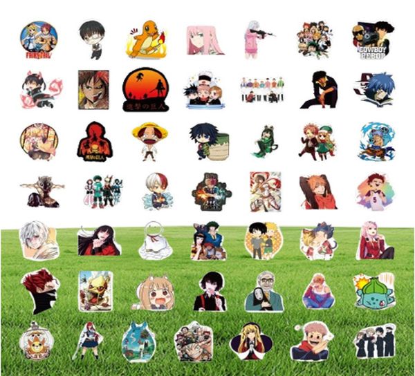 50pcs Anime de dessins animés de dessins animés pour la bouteille à eau Board Téléphone de téléphone Réfrigérateur Skateboard Car décalcomanies mignons pour enfants Toys8664119