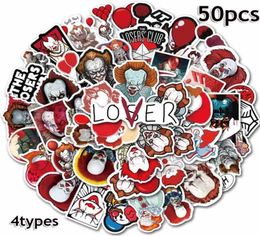 50pcs Joker Origin Film Sticker pour les bagages de bricolage Laptop Skateboard Motorcycle Bicycle Notebook Decor Stickers6112236
